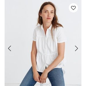 Madewell Seamed Button-Down Shirt